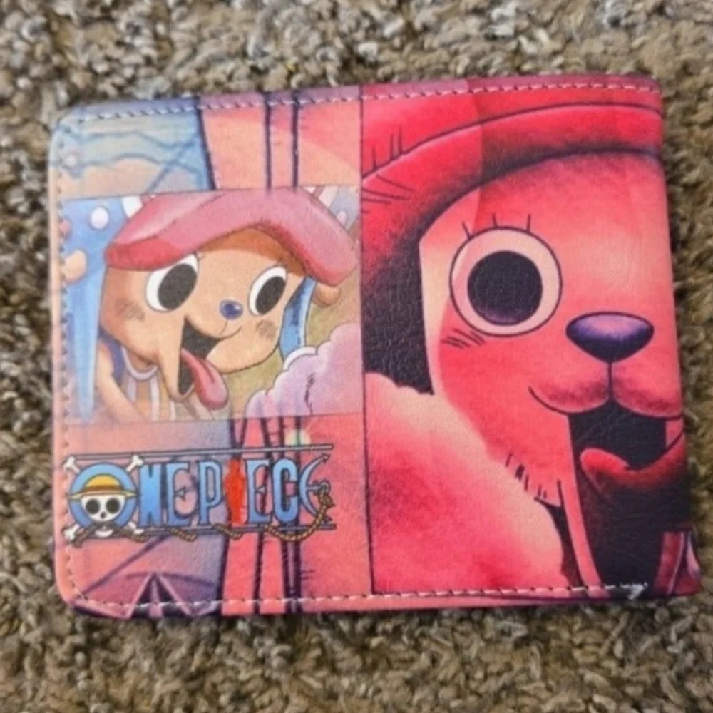 New one piece anime manga leather wallet